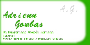 adrienn gombas business card